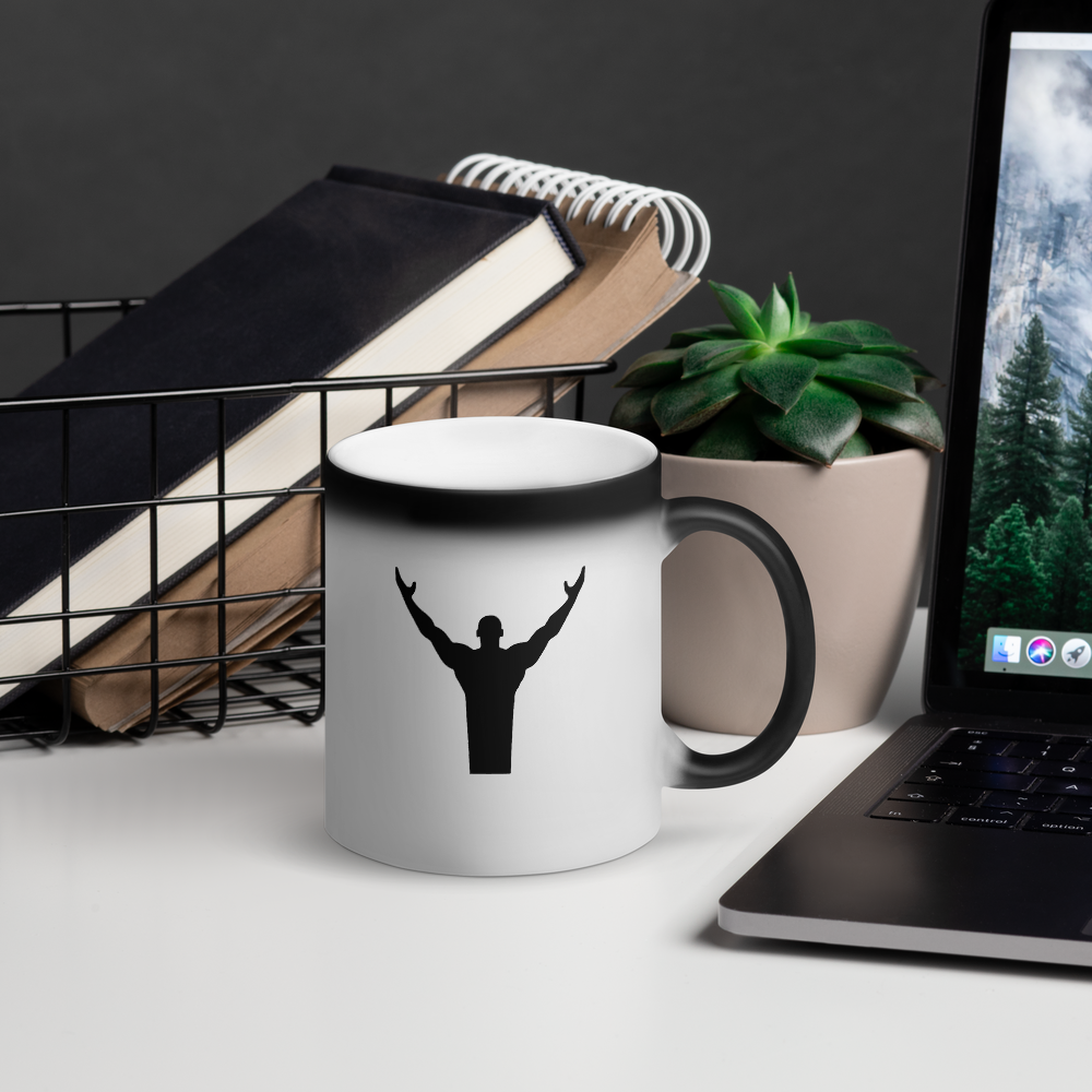 F.A.I.T.H Black Matte Mug