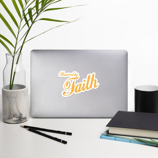 Original Powered by Faith® Logo Stickers