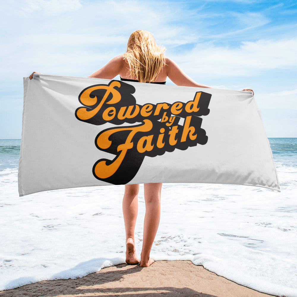 Groovy Powered by Faith Beach Towel