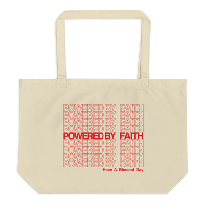 Powered by Faith Eco Tote Bag