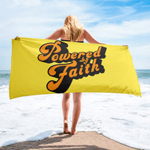 Cargar imagen en el visor de la galería, Groovy Powered by Faith Beach Towel
