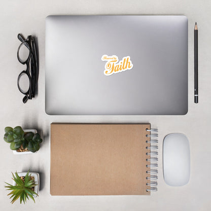 Original Powered by Faith® Logo Stickers