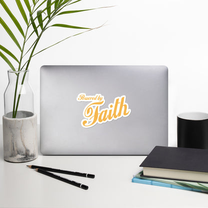 Original Powered by Faith® Logo Stickers