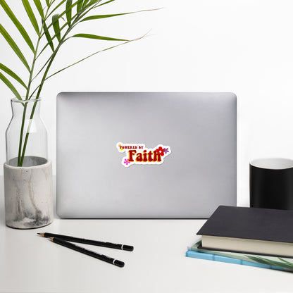 Groovy Powered by Faith® Sticker