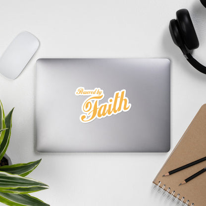 Original Powered by Faith® Logo Stickers