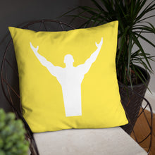 Load image into Gallery viewer, Powered by Faith Logo Decor Pillow
