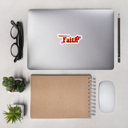 Groovy Powered by Faith® Sticker