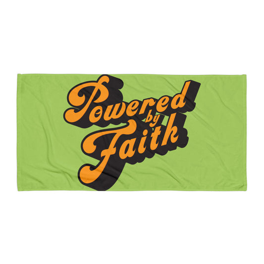 Groovy Powered by Faith Beach Towel