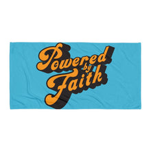 Load image into Gallery viewer, Groovy Powered by Faith Beach Towel
