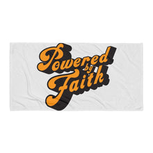 Load image into Gallery viewer, Groovy Powered by Faith Beach Towel
